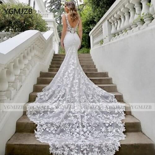 YGMJZB Beach Wedding Dresses