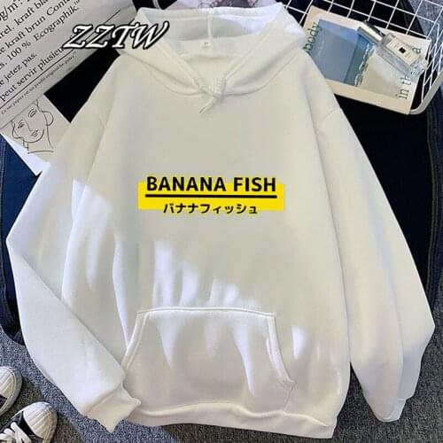Fashion hoodie Anime BANANA FISH 2 women hoodie sport hoodie round neck long sleeve hoodie top plus size hoodie