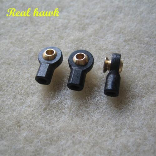 100pcs/lot M3 Short Type Hexagon Ball Linkage with Washer rc airplane boat car ball linkage ball joint push pull roller link