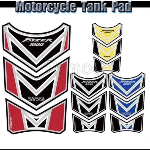 3D Resin Gel Motorcycle Accessories Tank Pad Sticker Protector Decal Emblem Case For Yamaha FAZER1000