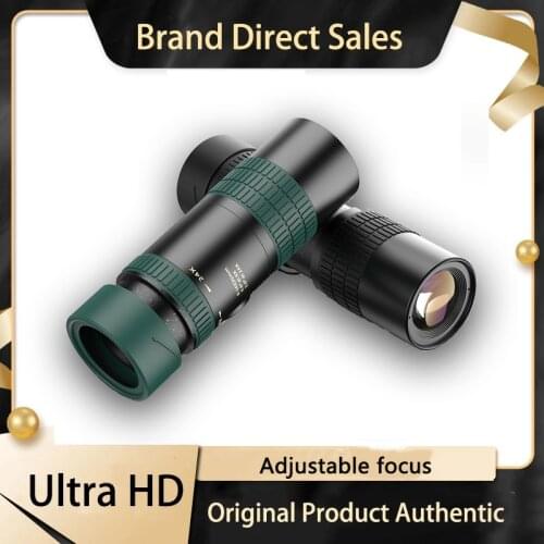 8-24X30 Professional Monocular Telescope HD Super Zoom High Quality Eyepiece Prisms Binoculars Outdoor Camping with Smartphones