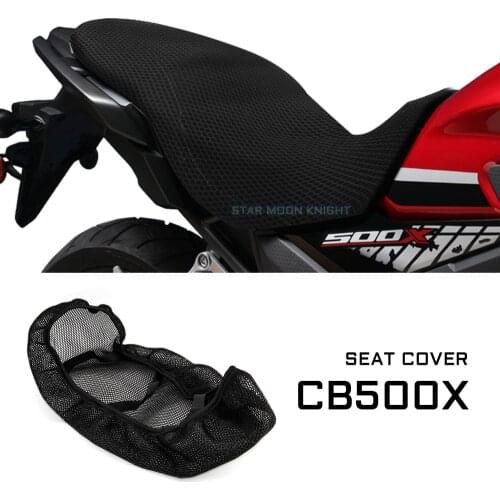 Motorcycle Accessories Seat Cushion Cover Net 3D Mesh Protector Insulation Cushion Cover For Honda CB500X CB500 X CB 500 X