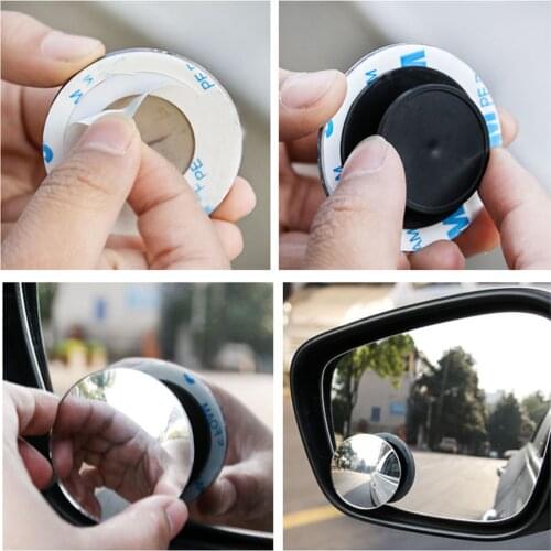 2pcs Car Framless Blind Spot Mirror for Fiat Idea Bravo Sedici Grande Punto Palio Uno