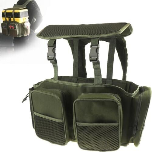 Large Capacity Multifunction Fishing Box Bag Nylon Fabric Backpack Fishing Gear Storage Bag
