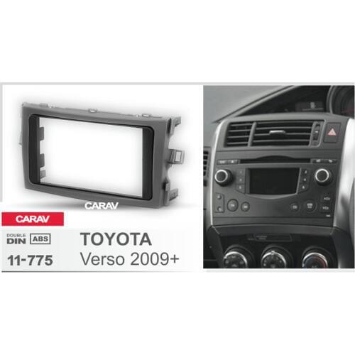 CARAV 11-775 double din dash kit audio car stereo radio install dash kit for TOYOTA Verso 2009
