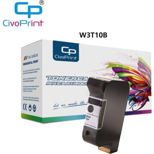 Civoprint W3T10B Compatible for HP45 hp2590 coding and marking Solvent Print empty ink Cartridge(No ink)