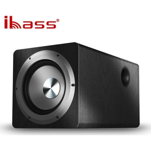 Wooden Bluetooth Speaker 125w Super Heavy Stereo Subwoofer 6.5 Inch Large Speaker Active Subwoofer Speaker Independent Subwoofer