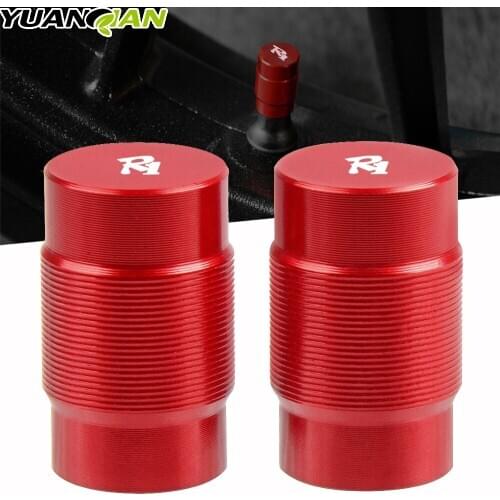 CNC Aluminium Wheel Tire Valve caps Airtight Covers For Yamaha R1 YZF-R1 YZFR1 1998-2009 2010 2011 2012 2013 2014 2015 2016 2017