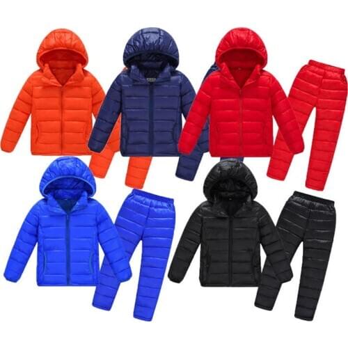 Winter Jackets for Children Boys Girls Autumn Down Coat Jacket Suit Windbreaker Costumes for 2 4 6 8 10 years Outfits Clothes