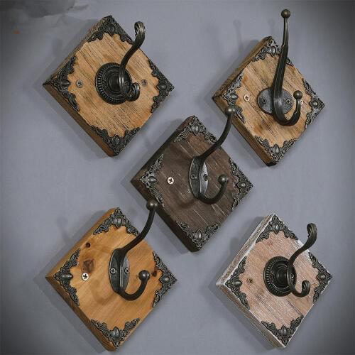 Fashion Shop Metal Hook Display Frame Wall Hook American Country Wall Hanging Wall Creative Point Hanging Clothes and Caps Hook