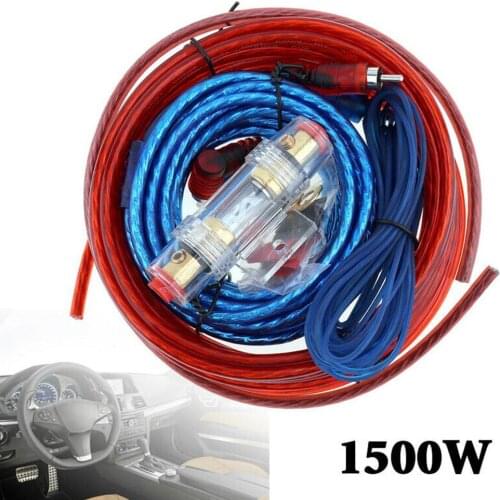 Power Line Fuse Holder Subwoofer Speaker Car Audio Amplifier Wiring Kit Power Line Fuse