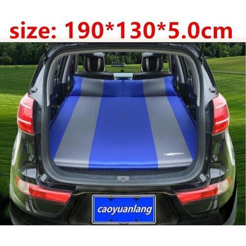 Camping Car Bed SUV Inflatable Car Mattress For Auto Mattress Flocking Portable Inflatable Cushion Car Travel Bed