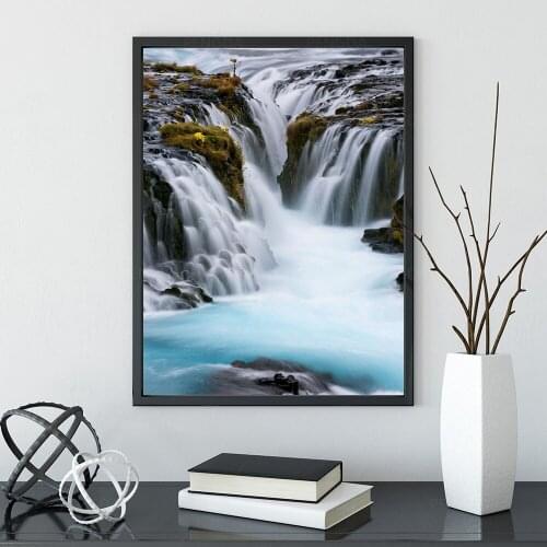 Wall Artwork Modular Waterfall Poster Home Decor HD Printed Natural Landscape Canvas Painting For Living Room Framework Pictures