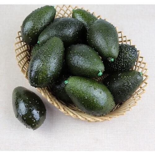Manufacturer Wholesale Simulation Fruit Avocado Imported False Avocado Window Supermarket Display Photographic Props