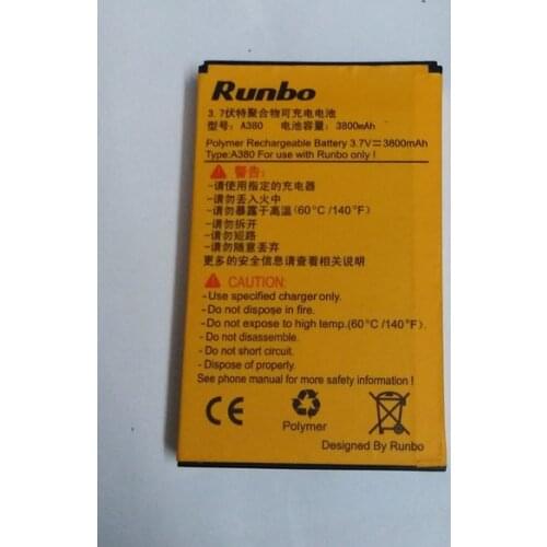 Original runbo x5 phone battery 3800mah for runbo x5 phone battery