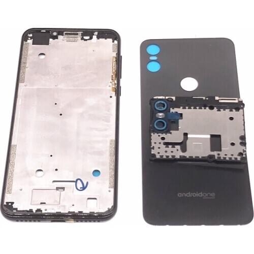 Original Full Housing cover For Motorola Moto One P30 Play XT1941 (faceplate/mid frame+backplate+battery back case)