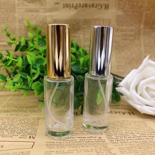 20ML Transparent Round Perfume Glass Empty Epray Cosmetic Bottle 2PCS/LOT