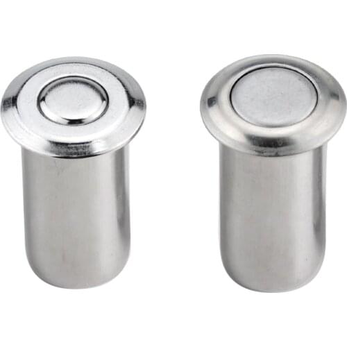 1Pcs Stainless Steel Concealed Door Lock Bolt, Dustproof Cover Tube, For Door Concealed bolt with Accessories