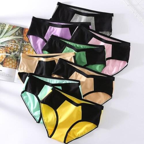 3Pcs Sexy Underwear Women Cotton Underwear Sexy Waist Briefs Girl Soft Panty M-5XL Women Underpants Plus Size Panties