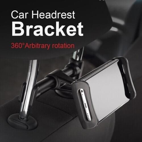 Universal Buckle Design Car Holder Adjustable Car Seat Back Head Rest Mount Smart Phone Tablets Holder Bracket Stand