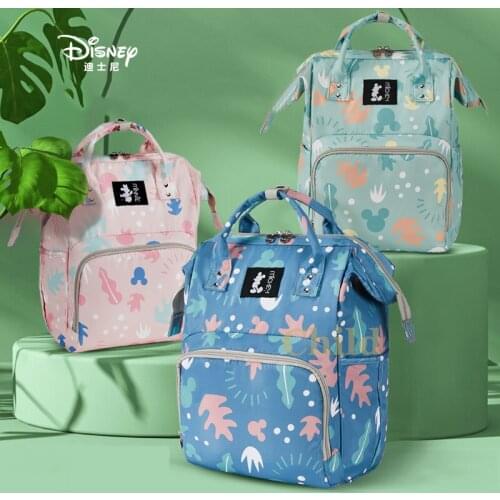 Disney Waterproof Large Capacity Going out Mommy Bag Pregnant Women Backpack Milk Bottle Insulation Bag Multifunctional Backpack