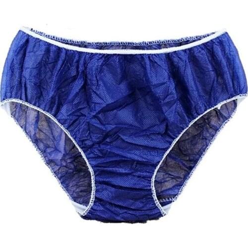 High quality 50PCS Disposable Non Woven Paper Brief Panties Underwear Ladies Women Wholesale