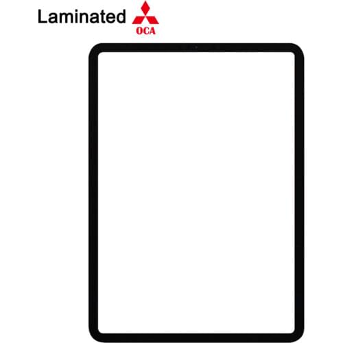 1Pcs Laminated OCA Front Touch Glass Screen For iPad mini 4 5 Air 2 3 Pro 9.7 10.5 10.9 11 12.9 LCD Display Outer Panel