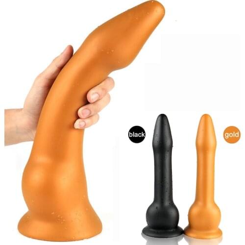 2020 New Huge Anal Plug Soft Silicone Big Butt Plug Anus Dilator Realistic Large Dildo G spot Masturbator Sex toy For Man Woman