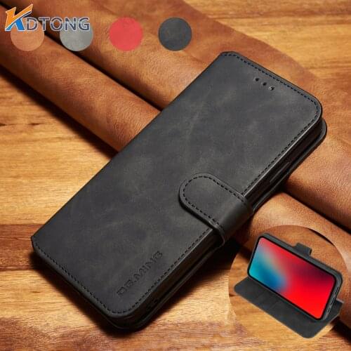 Business Card slot Flip Phone Case For iPhone 12 11 Xs Pro Max Mini SE 2020 X Xr 8 7 6 6S Plus Retro Magnetic Leather Cover