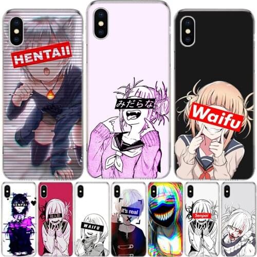 Anime Girl waifu Sugoi Senpai Phone Case For iphone 12 MIni 11Pro MAX XS 8 7 6 6S Plus X 5 5S SE XR SE 2020 Cover Shell Coque