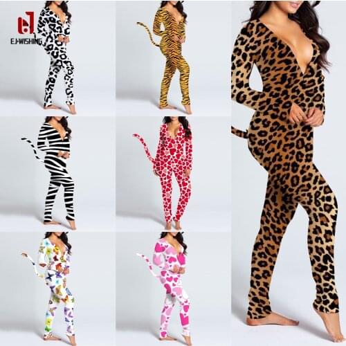 Long Skinny jumpsuit Women 2021 Pajamas Full Sleeve Casual Camouflage bodysuit Sexy Rompers Ladies playsuit