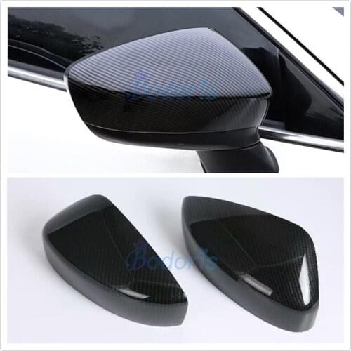 For Mazda CX-5 CX5 KF 2017 2018 2019 2020 Carbon Fiber Side Wing Mirror Cover Rear View Overlay Caps Car Styling Accessories