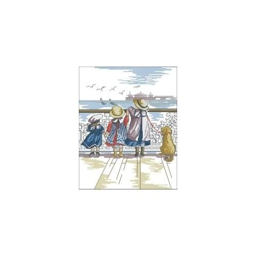 NN xiaoyi cotton self-matching cross stitch Cross stitch RS cotton comes with no prints Yesterday series - looking at the sea