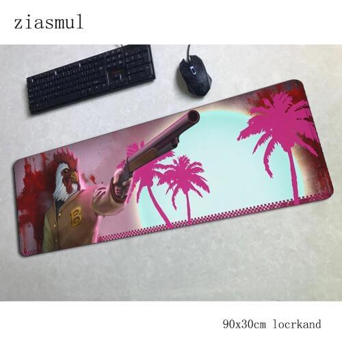 Hotline miami mouse pad gamer big 90x30cm notbook mouse mat gaming mousepad large 3d pad mouse PC desk padmouse mats