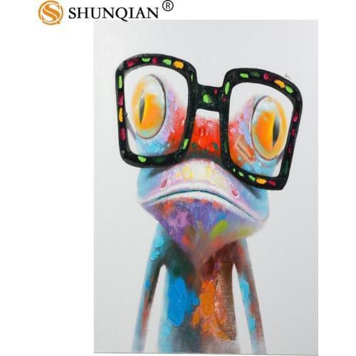 Best Nice Custom Frog Painting Poster High Quality Wall Poster Home decoration Canvas Poster For Bedroom