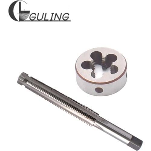 GULING 1 Set Left hand Trapezoidal tap and Die set TR 8 10 12 14 16 X1.5 X2 X3 X4 thread Screw tr taps Round dies