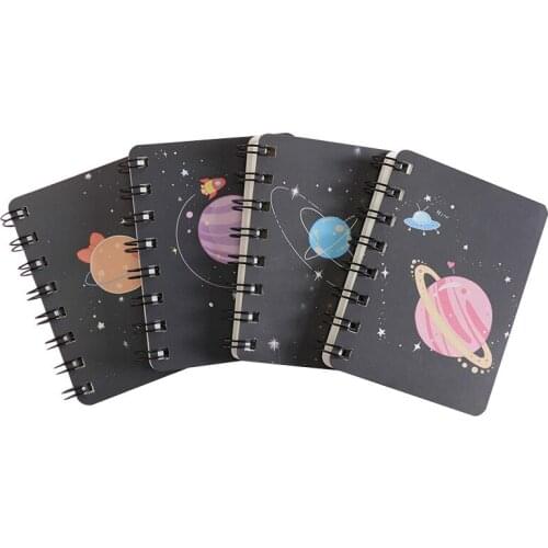 Mini Planet Loose-leaf Hand Book Notebook Diary blank Notebooks Diaries Kawaii Student Notepad Stationery Office School Supplies