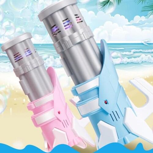 New Kids Gatling Bubble Make Toys Summer Automatic Soap Water Bubble Machine For Children Toddlers Indoor Outdoor for girls Gift