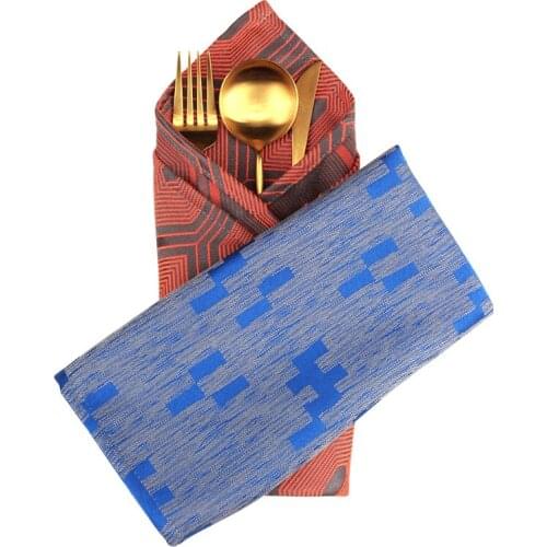 GY New Chinese Hotel Napkin Napkin Cloth Restaurant Lint-Free Cup Wiping Cloth Placemat Folding Square Scarf