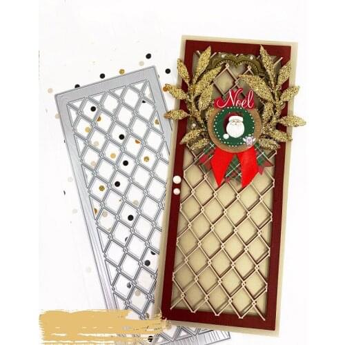 New Diamond rectangular frame metal Cutting Dies Stencils DIY Scrapbooking Paper/photo Cards Embossing Dies