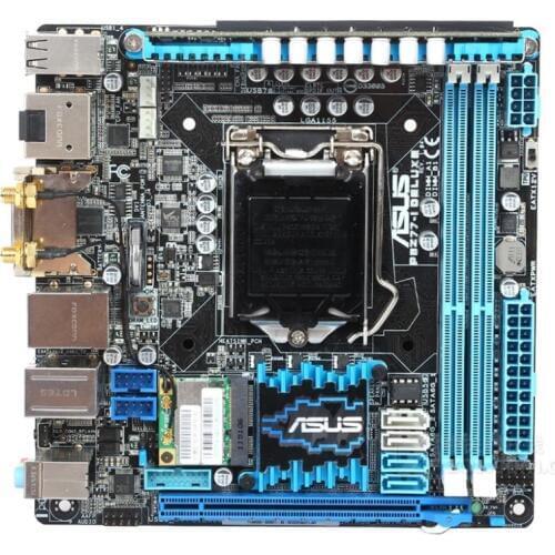 Original motherboard for ASUS P8Z77-I DELUXE LGA 1155 DDR3 USB2.0 for I3 I5 I7 22NM 16GB Z77 Desktop motherboard Free shipping
