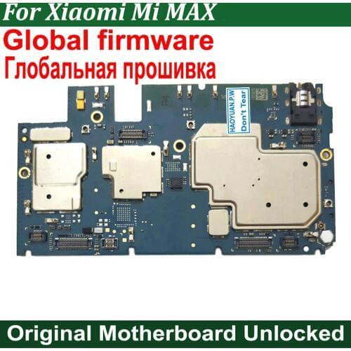Tested multilingual Global Original Work Mainboard Electronic Panel Motherboard flex Circuits Cable FPC For Xiaomi Mi Max 16GB