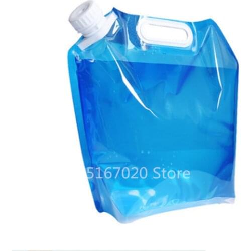 Folding water bag 5L/10L portable drinking water outdoor cooking picnic barbecue water container bag car 5L/10L water tank