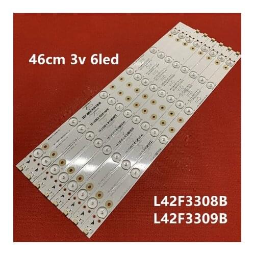 LED Backlight strip 6 Lamps 4C-LB420T-YH1B 4C-LB420T-YH1A 006-P2K1972A For TCL L42F3308B L42F3309B