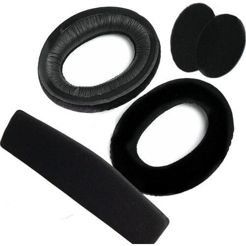 HD555 Velour Ear Pads Earpads Cushion Pillow + Headband pad For sennheiser HD555 HD595 HD518 HD558 Headphones