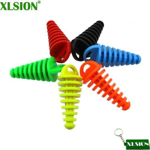 XLSION 2-Stroke Muffler Exhaust Pipe Silencer Wash Plug For KX RM CR CRF KX RM YZ 80 85 125 150 250