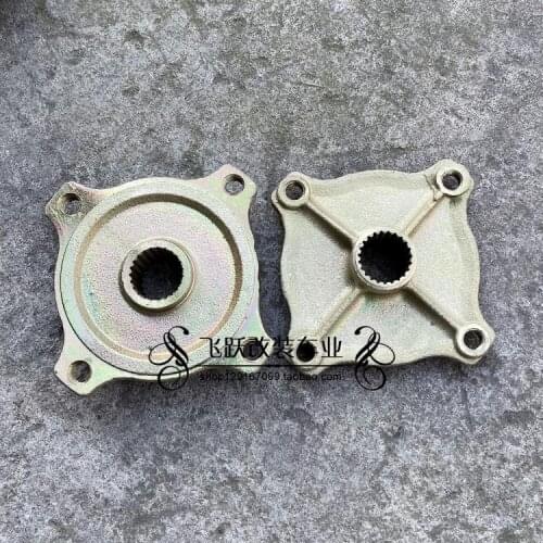DIY Four-Wheel Kart ATV Parts Modified Rear Axle Flange Four-Hole Wheel Hub Seat Diagonal Pitch-Row 11
