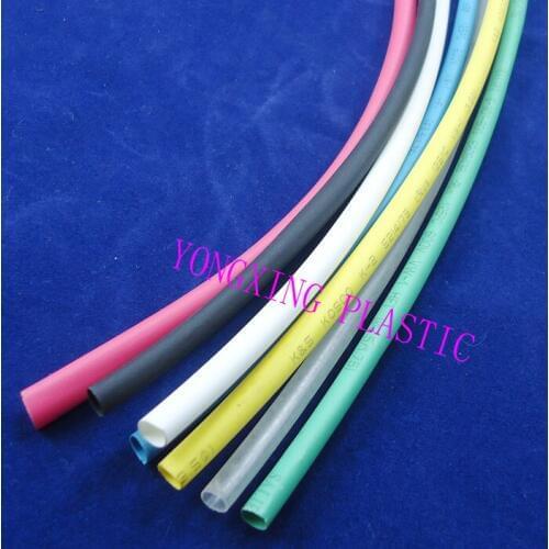 140pcs/set 4.0mm heat shrink tubing 7 color mixed red yellow blue green white black transparent each 20pcs