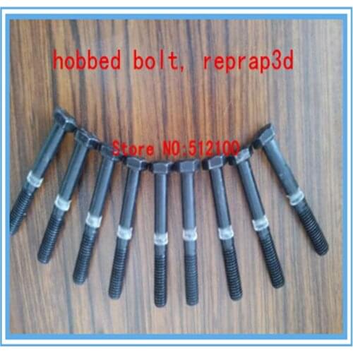 20pcs accessory Wades extruder hobbed bolt, reprap M8 wire feed teeth space 1mm for 3mm,1.75mm ABS,PLA top quality