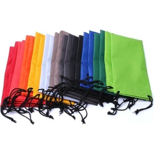 2000pcs Colorful Waterproof Dustproof Cloth Sunglasses Pouch Soft Eyeglasses Bag Glasses Phone Case Storage Bag